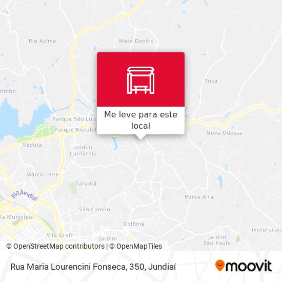 Rua Maria Lourencini Fonseca, 350 mapa