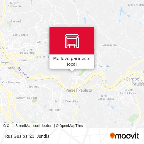 Rua Guaíba, 23 mapa