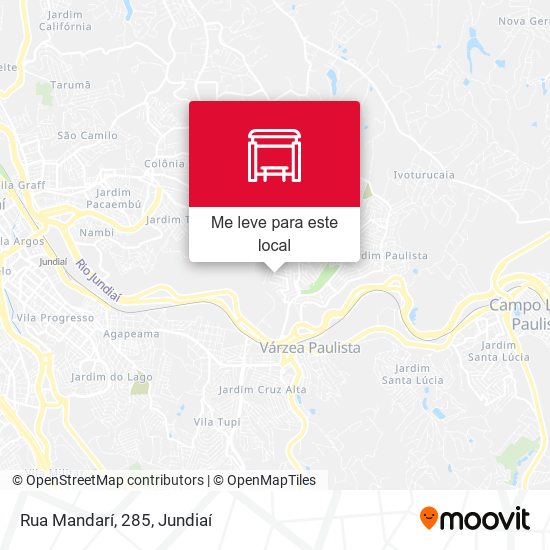 Rua Mandarí, 285 mapa