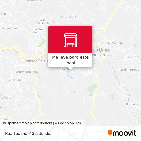 Rua Tucano, 432 mapa