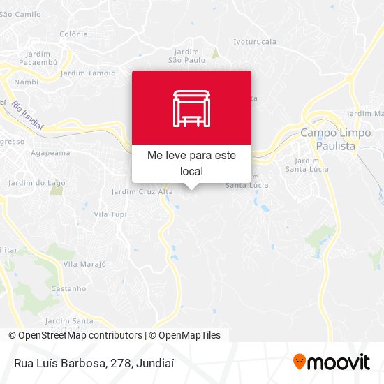 Rua Luís Barbosa, 278 mapa