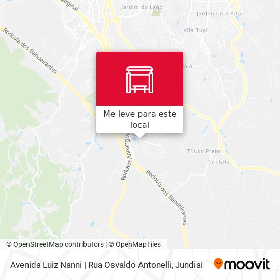 Avenida Luiz Nanni | Rua Osvaldo Antonelli mapa