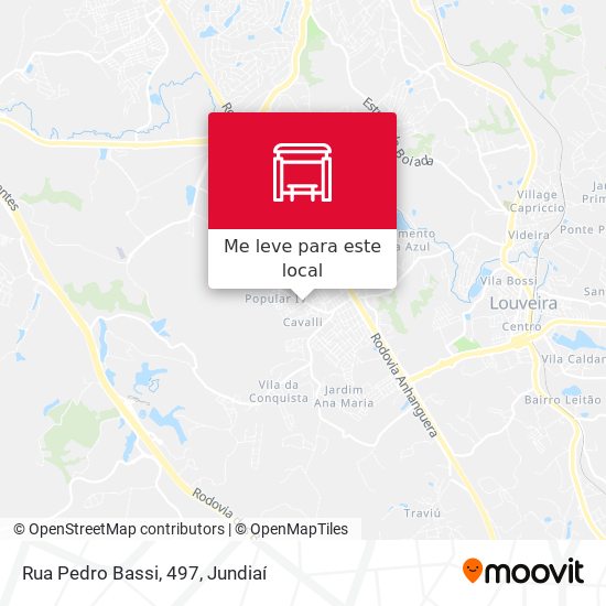 Rua Pedro Bassi, 497 mapa