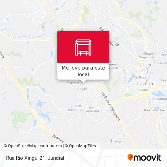 Rua Rio Xingu, 21 mapa