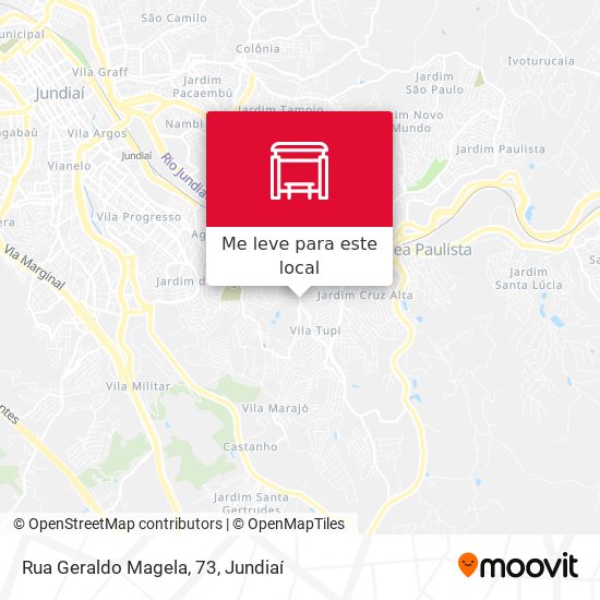 Rua Geraldo Magela, 73 mapa