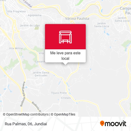 Rua Palmas, 06 mapa