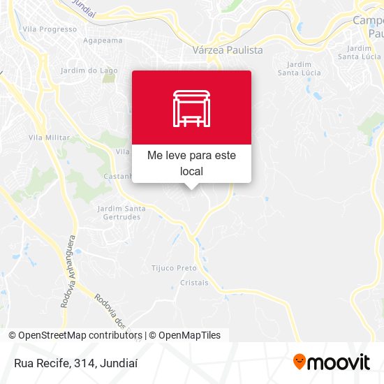 Rua Recife, 314 mapa