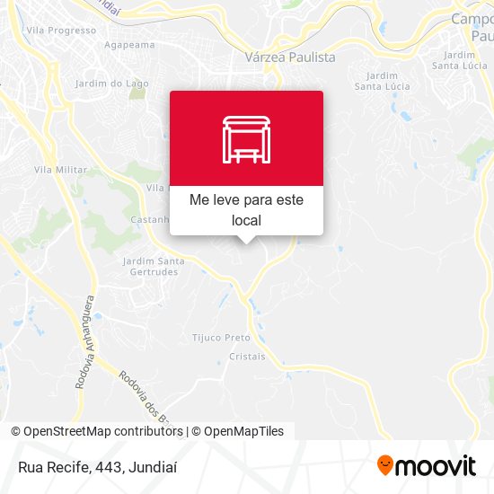 Rua Recife, 443 mapa