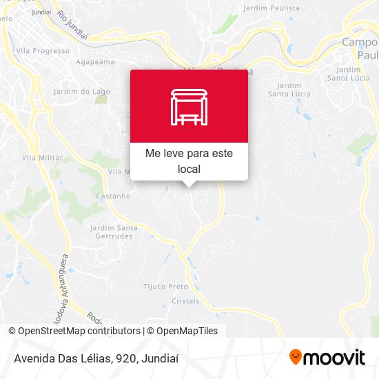 Avenida Das Lélias, 920 mapa
