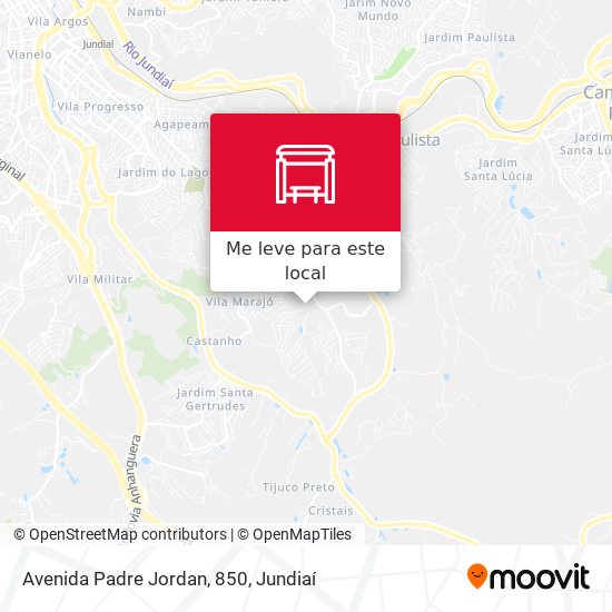Avenida Padre Jordan, 850 mapa