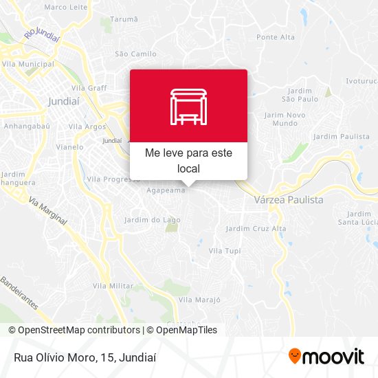 Rua Olívio Moro, 15 mapa