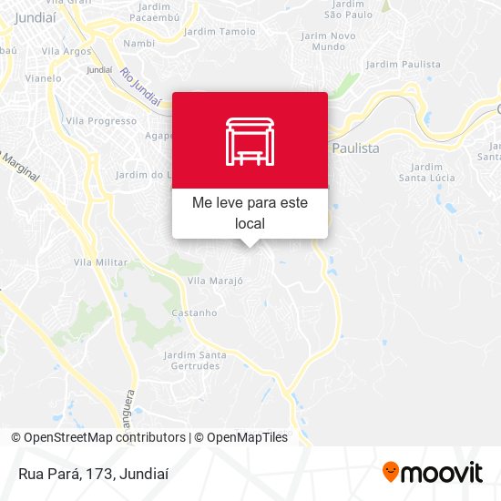 Rua Pará, 173 mapa