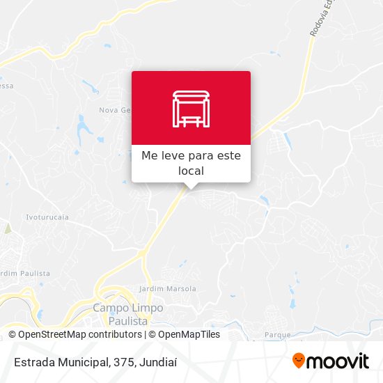 Estrada Municipal, 375 mapa