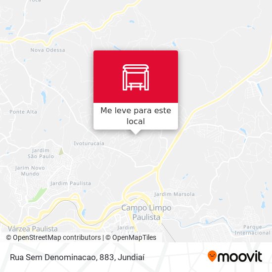 Rua Sem Denominacao, 883 mapa