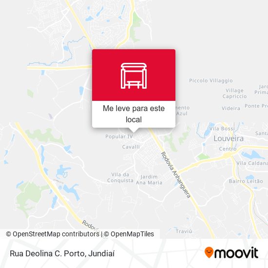 Rua Deolina C. Porto mapa