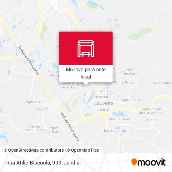 Rua Atílio Biscuola, 999 mapa