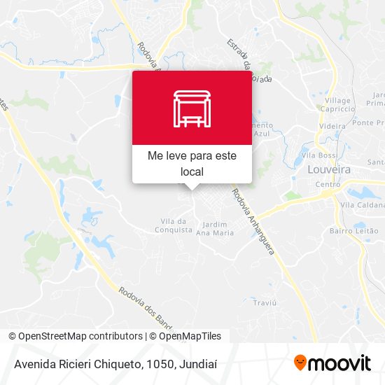 Avenida Ricieri Chiqueto, 1050 mapa