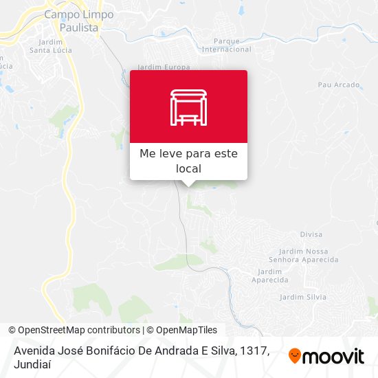 Avenida José Bonifácio De Andrada E Silva, 1317 mapa
