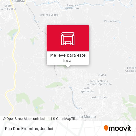 Rua Dos Eremitas mapa