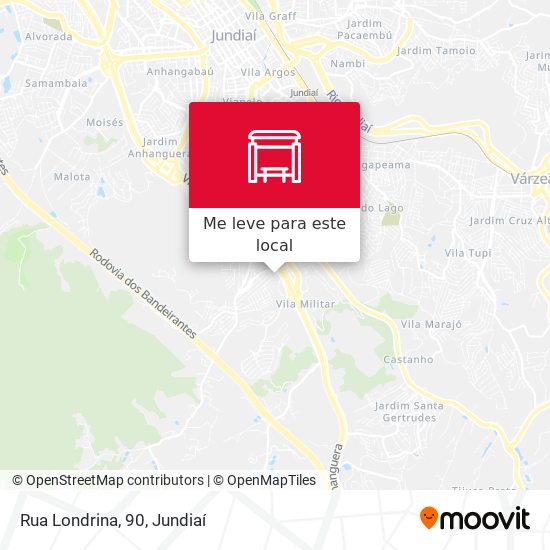 Rua Londrina, 90 mapa