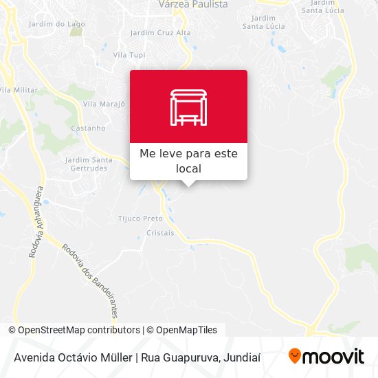 Avenida Octávio Müller | Rua Guapuruva mapa