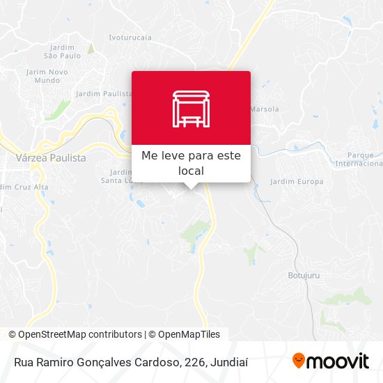 Rua Ramiro Gonçalves Cardoso, 226 mapa