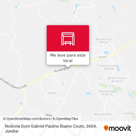 Rodovia Dom Gabriel Paulino Bueno Couto, 3604 mapa