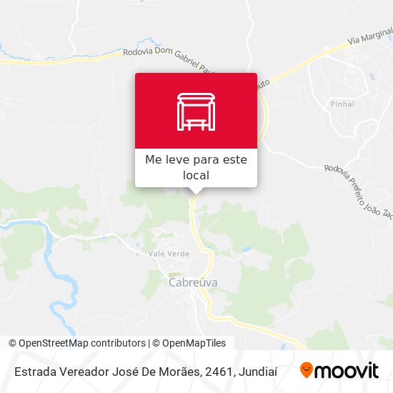Estrada Vereador José De Morães, 2461 mapa