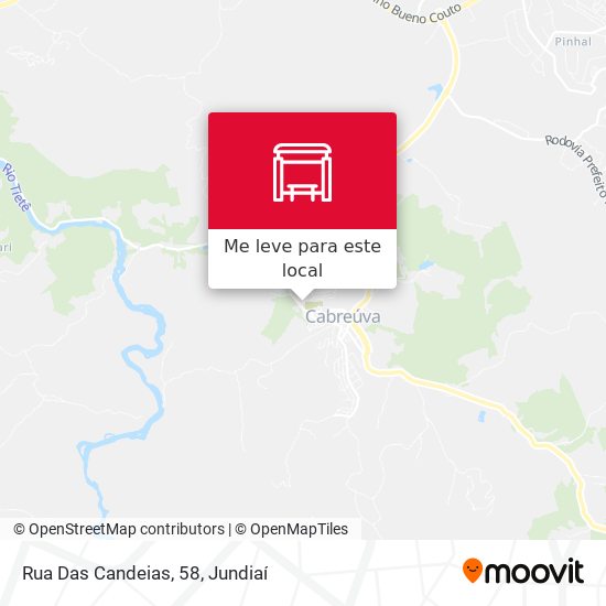 Rua Das Candeias, 58 mapa