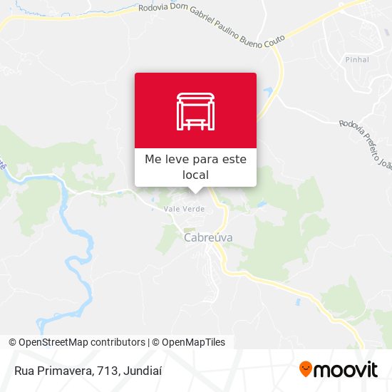 Rua Primavera, 713 mapa
