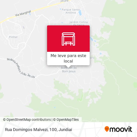Rua Domingos Malvezi, 100 mapa