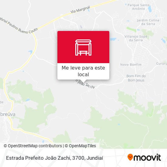Estrada Prefeito João Zachi, 3700 mapa
