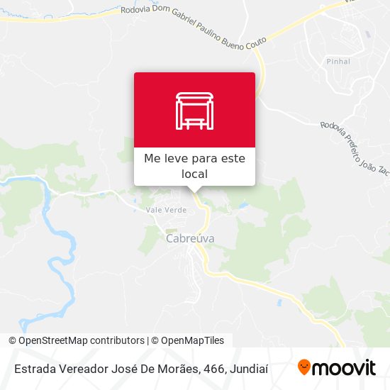 Estrada Vereador José De Morães, 466 mapa