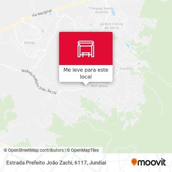 Estrada Prefeito João Zachi, 6117 mapa
