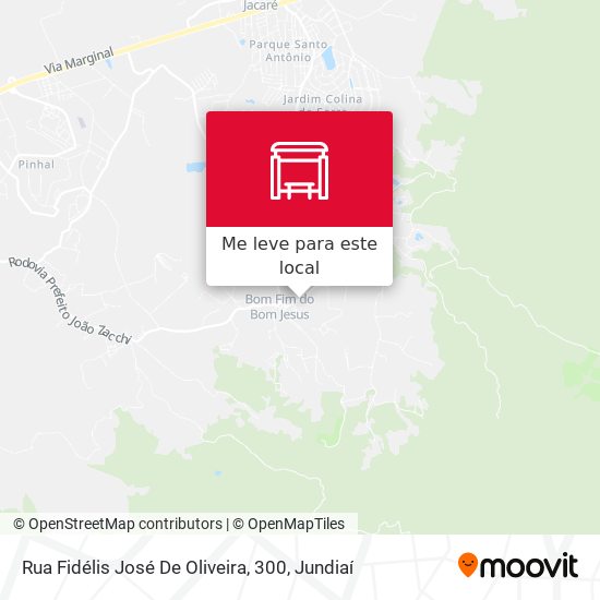 Rua Fidélis José De Oliveira, 300 mapa