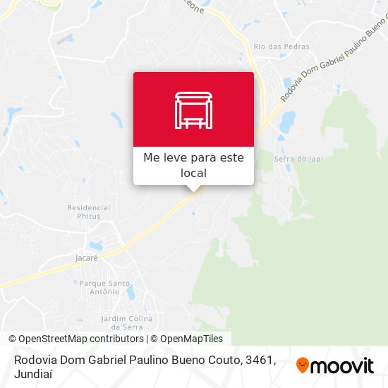Rodovia Dom Gabriel Paulino Bueno Couto, 3461 mapa