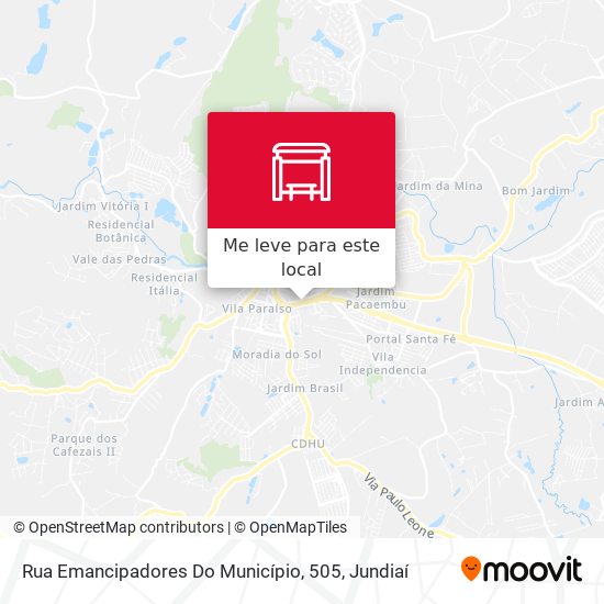 Rua Emancipadores Do Município, 505 mapa
