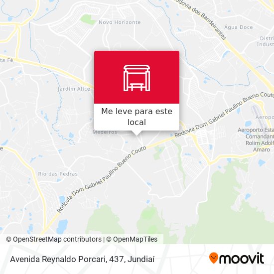 Avenida Reynaldo Porcari, 437 mapa