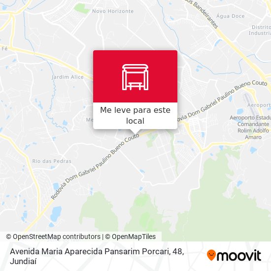 Avenida Maria Aparecida Pansarim Porcari, 48 mapa