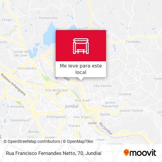 Rua Francisco Fernandes Netto, 70 mapa