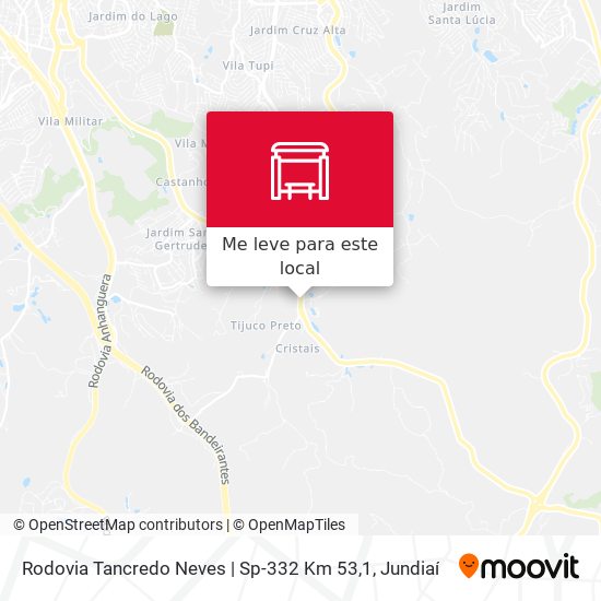 Rodovia Tancredo Neves | Sp-332 Km 53,1 mapa