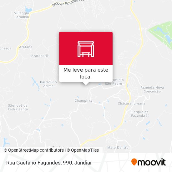 Rua Gaetano Fagundes, 990 mapa