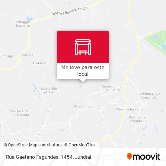 Rua Gaetano Fagundes, 1454 mapa