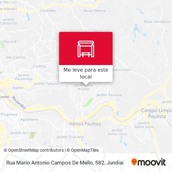 Rua Mario Antonio Campos De Mello, 582 mapa
