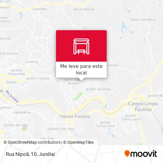 Rua Nipoã, 10 mapa