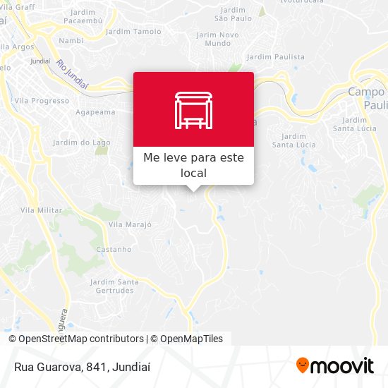 Rua Guarova, 841 mapa