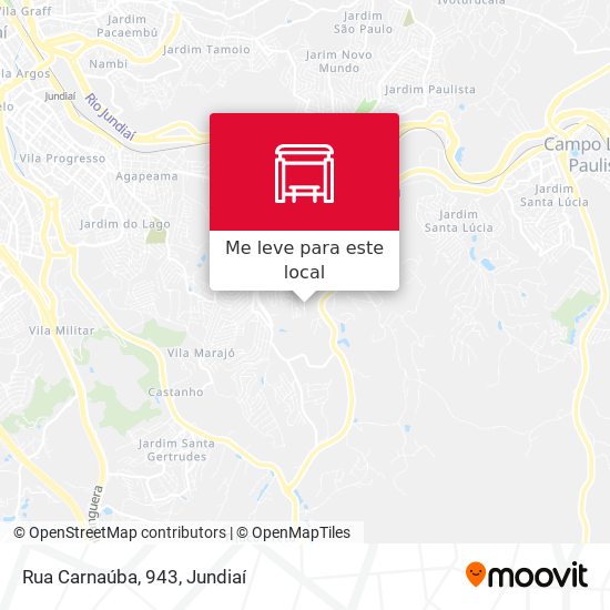 Rua Carnaúba, 943 mapa
