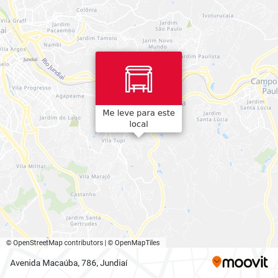 Avenida Macaúba, 786 mapa