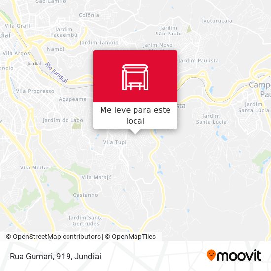 Rua Gumari, 919 mapa