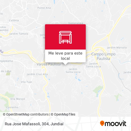 Rua Jose Mafassoli, 304 mapa